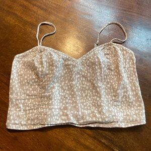 Women’s Spotted Cropped Tank